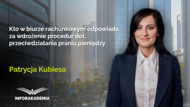 Kto w biurze rachunkowym odpowiada za wdrożenie procedur dot. przeciwdziałania praniu pieniędzy