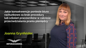 Jakie konsekwencje poniesie biuro rachunkowe za brak procedury lub szkoleń pracowników w zakresie przeciwdziałania praniu pieniędzy