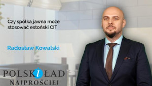 Czy spółka jawna może stosować estoński CIT