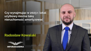 Czy wynajmując w 2023 r. lokal użytkowy można taką nieruchomość amortyzować