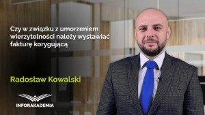 Czy w związku z umorzeniem wierzytelności należy wystawiać fakturę korygującą