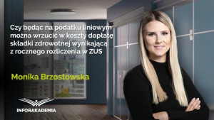 Czy będąc na podatku liniowym można wrzucić w koszty dopłatę składki zdrowotnej wynikającą z rocznego rozliczenia w ZUS