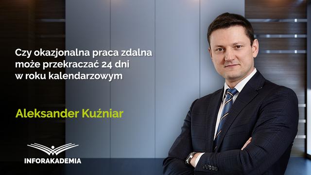 Czy okazjonalna praca zdalna może przekraczać 24 dni w roku kalendarzowym