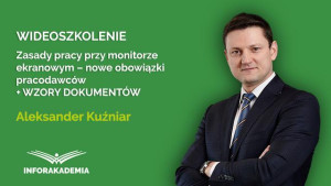 Zasady pracy przy monitorze ekranowym – nowe obowiązki pracodawców