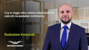 Czy w ciągu roku należy odprowadzać zaliczki na podatek minimalny