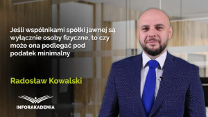 Jeśli wspólnikami spółki jawnej są wyłącznie osoby fizyczne, to czy może ona podlegać pod podatek minimalny