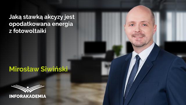 Jaką stawką akcyzy jest opodatkowana energia z fotowoltaiki