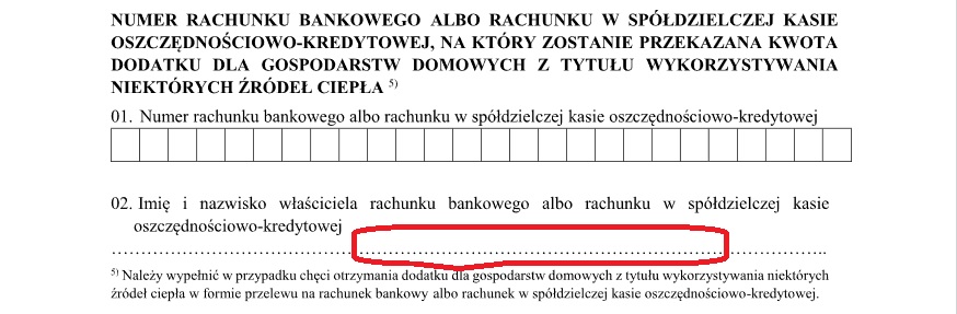 Jak wypełnić wniosek o dodatek do oleju opałowego- forma wypłaty 