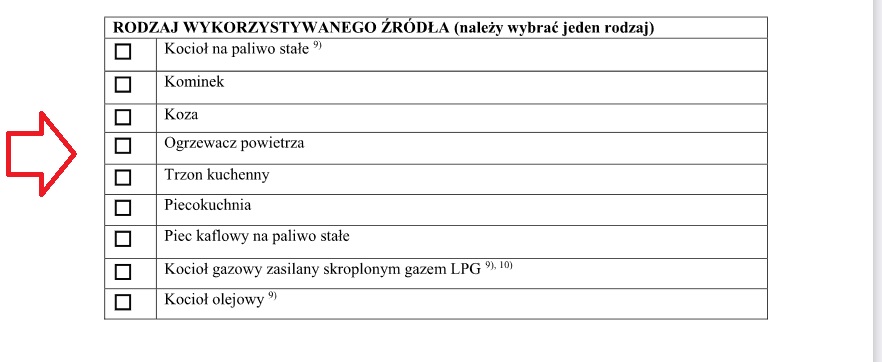 Jak wypełnić wniosek o dodatek do oleju opałowego - główne źródło ciepła