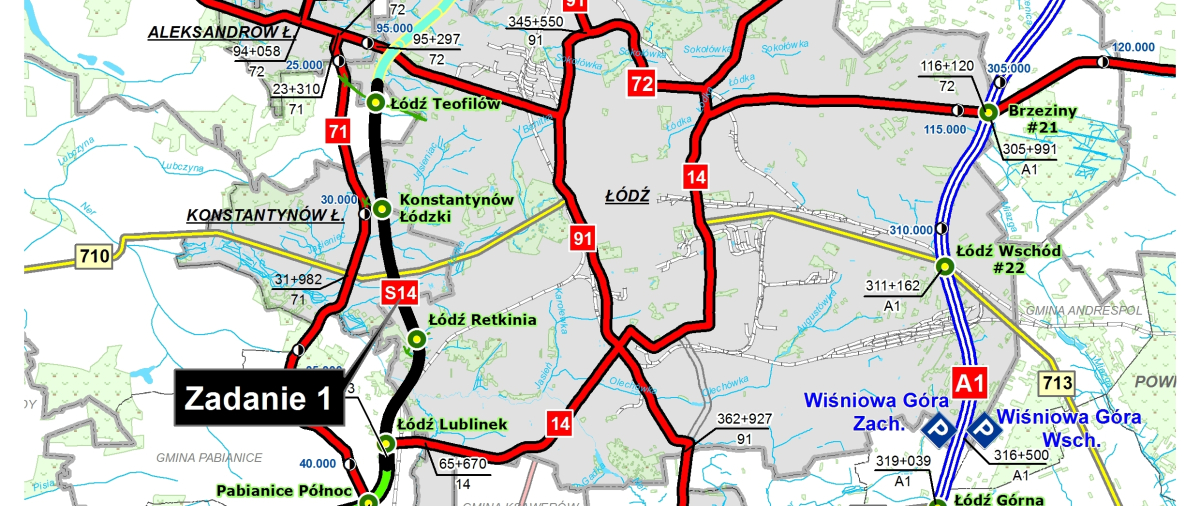 Podpisano umowę na budowę odcinka Łódź Lublinek - Teofilów w ciągu trasy S14
