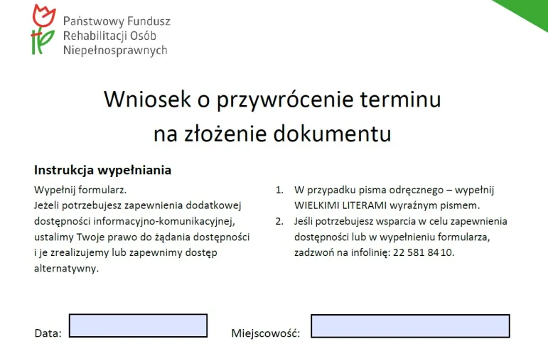 PFRON: 8 stycznia 2024 r. upływa termin na złożenie zaległych wniosków. Czeka refundacja składek ZUS i KRUS. PFRON czeka też na korekty wniosków