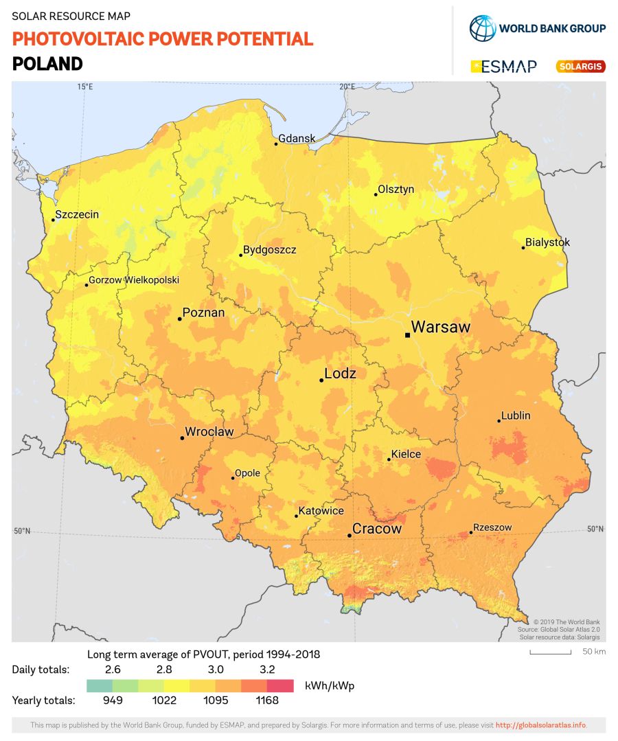 Poland PVOUT