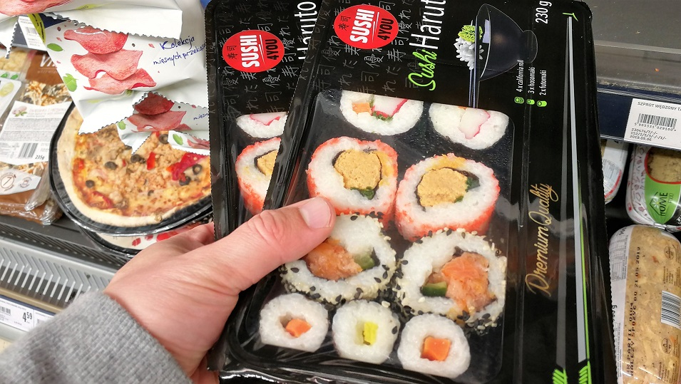 W czasie pandemii sushi ogólnie zdrożało w sklepach, tj. średnio o 16,1%.