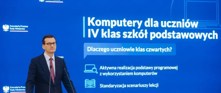 370 tys. 4-klasistów otrzyma za darmo nowe laptopy.