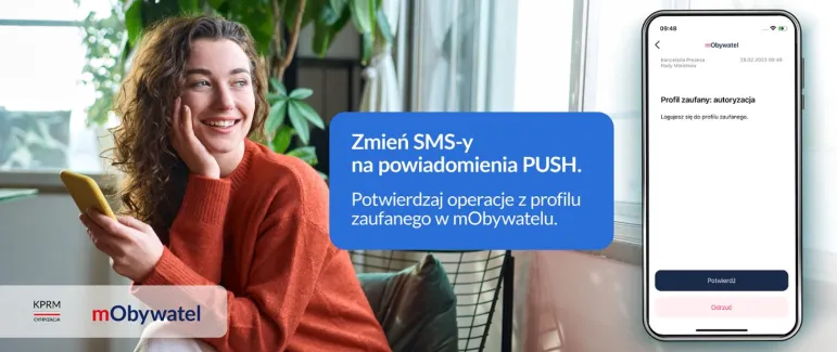 Powiadomienie PUSH. Nowa metoda autoryzacji profilu zaufanego