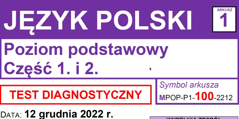 Matura 2023 r. Rozwiąż arkusze z matury próbnej [język polski]