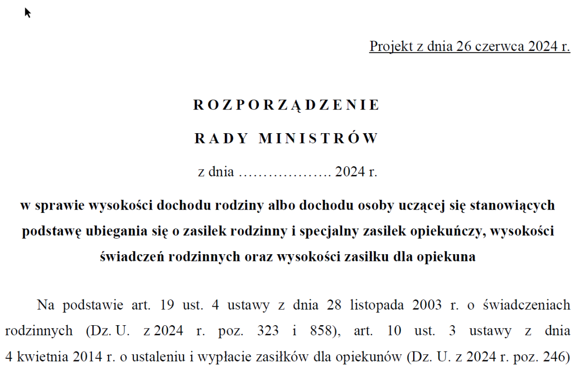 Rozporządzenie: Rząd nie zwaloryzuje zasiłku rodzinnego. Tylko 95 zł dla osób z dochodem do 674 zł. Kwoty te zostaną z nami na dłużej