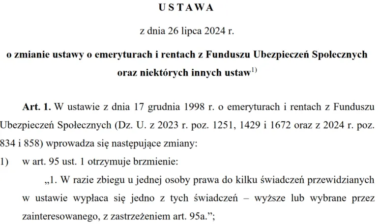 Ustawa o rencie wdowiej w PDF. Emeryci, renciści, inwalidzi, rolnicy, mundurowi. Renty rodzinne i wypadkowe