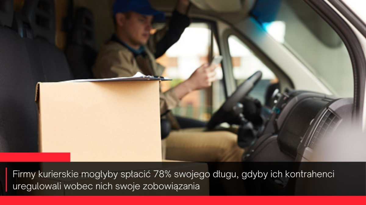 Kurierzy są winni wierzycielom prawie 30 mln zł, ale aż 23,2 mln zł to długi innych firm, które te zalegają firmom kurierskim