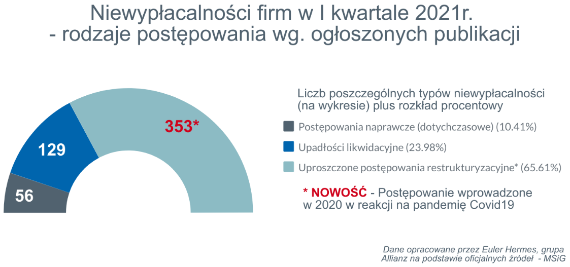 Niewypłacalność a rodzaje postępowań