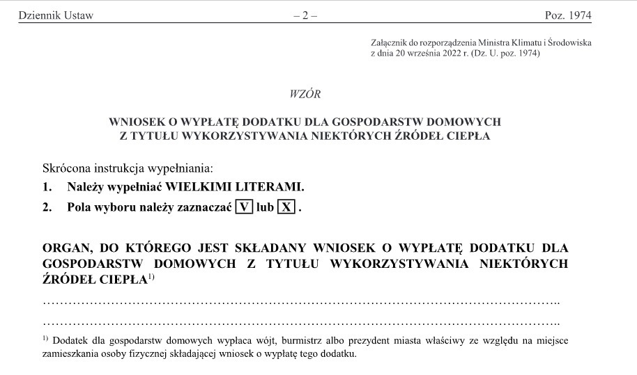 Wniosek o dodatek do drewna opałowego można składać od 21 września 2022
