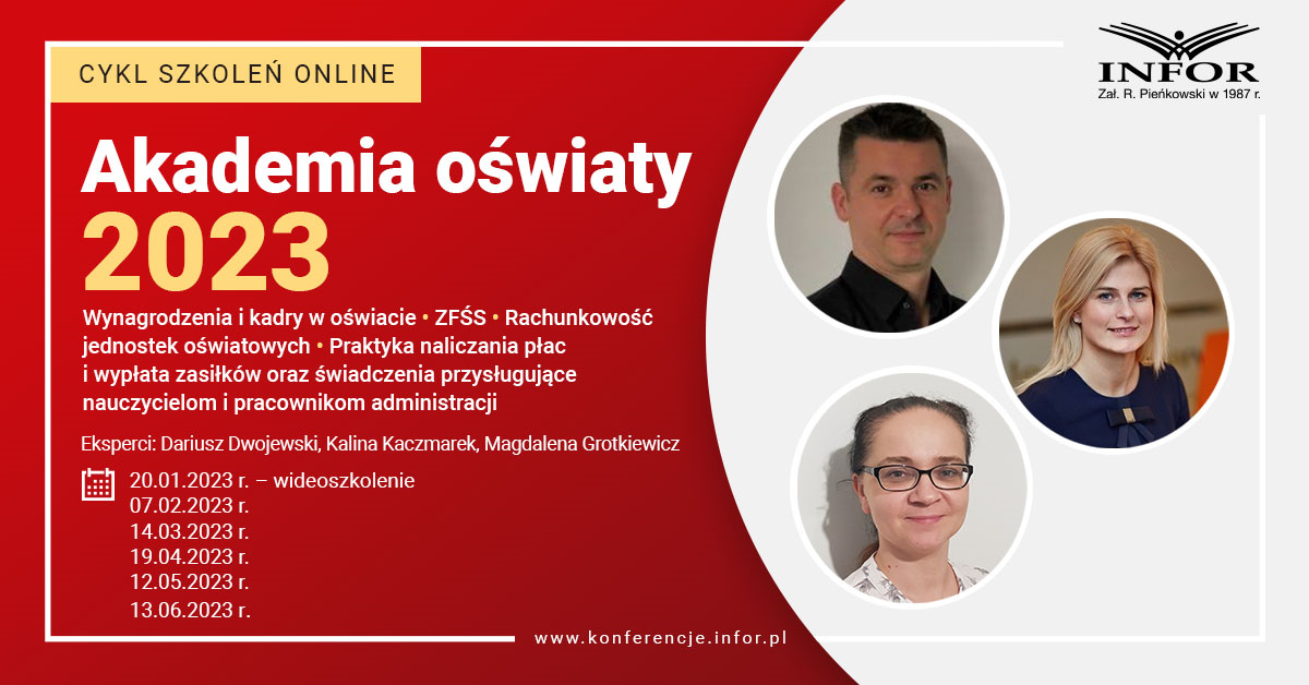 SZKOLENIE ONLINE: Akademia oświaty 2023!!! ZAPISZ SIĘ JUŻ DZIŚ!