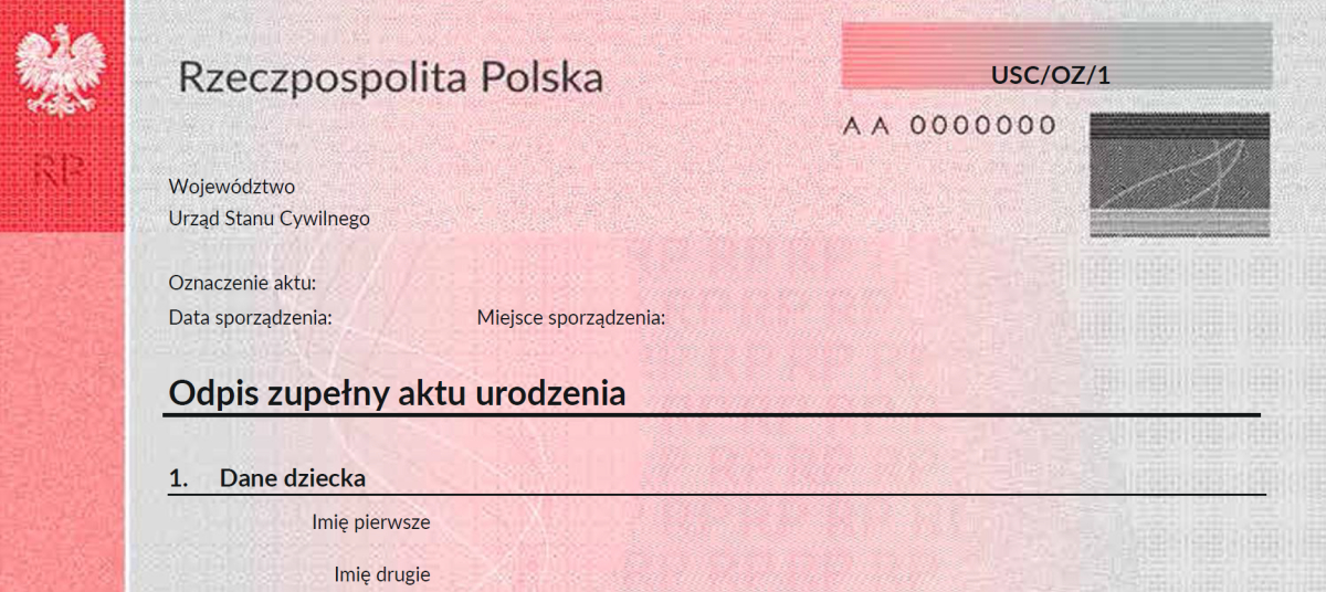 10 nowych wzorów z USC. Akty urodzenia, małżeństwa i zgonu [Maj 2023 r.]