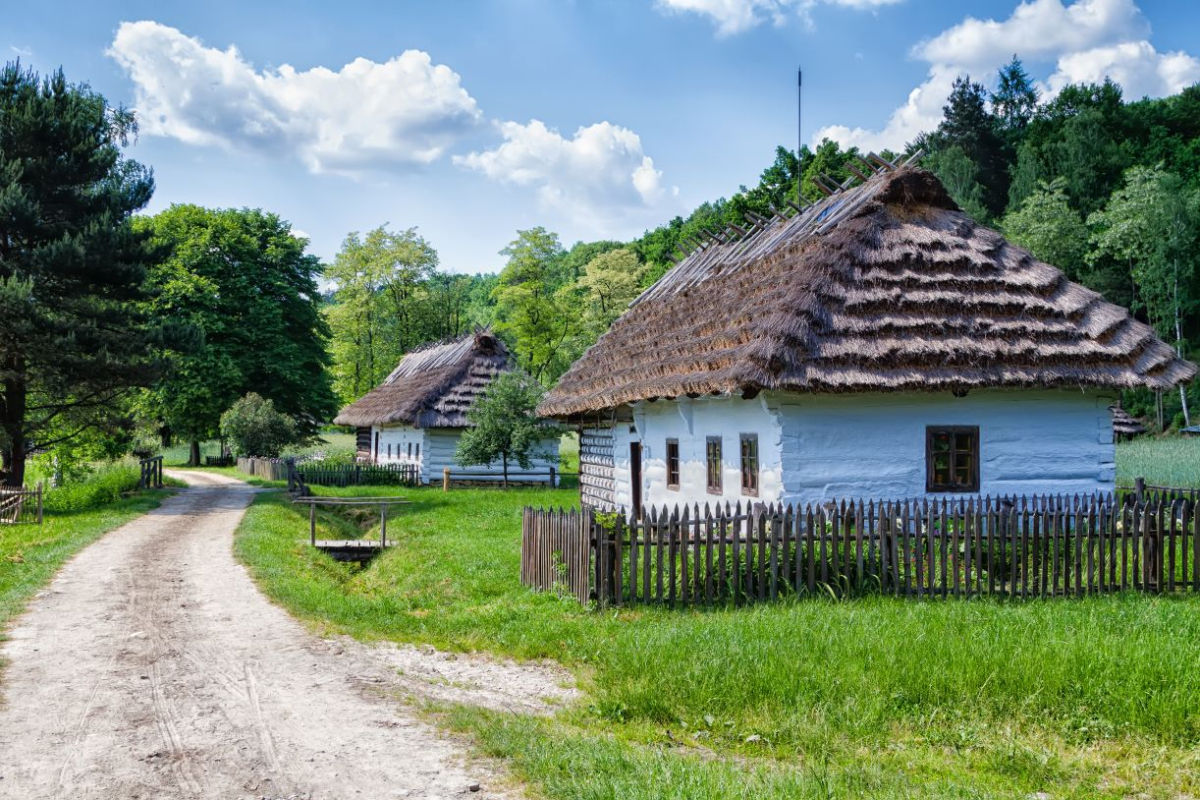 wieś domki