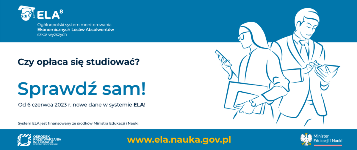 Czy opłaca się studiować? Sprawdź w systemie ELA