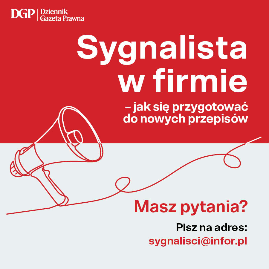 Sygnalista w firmie