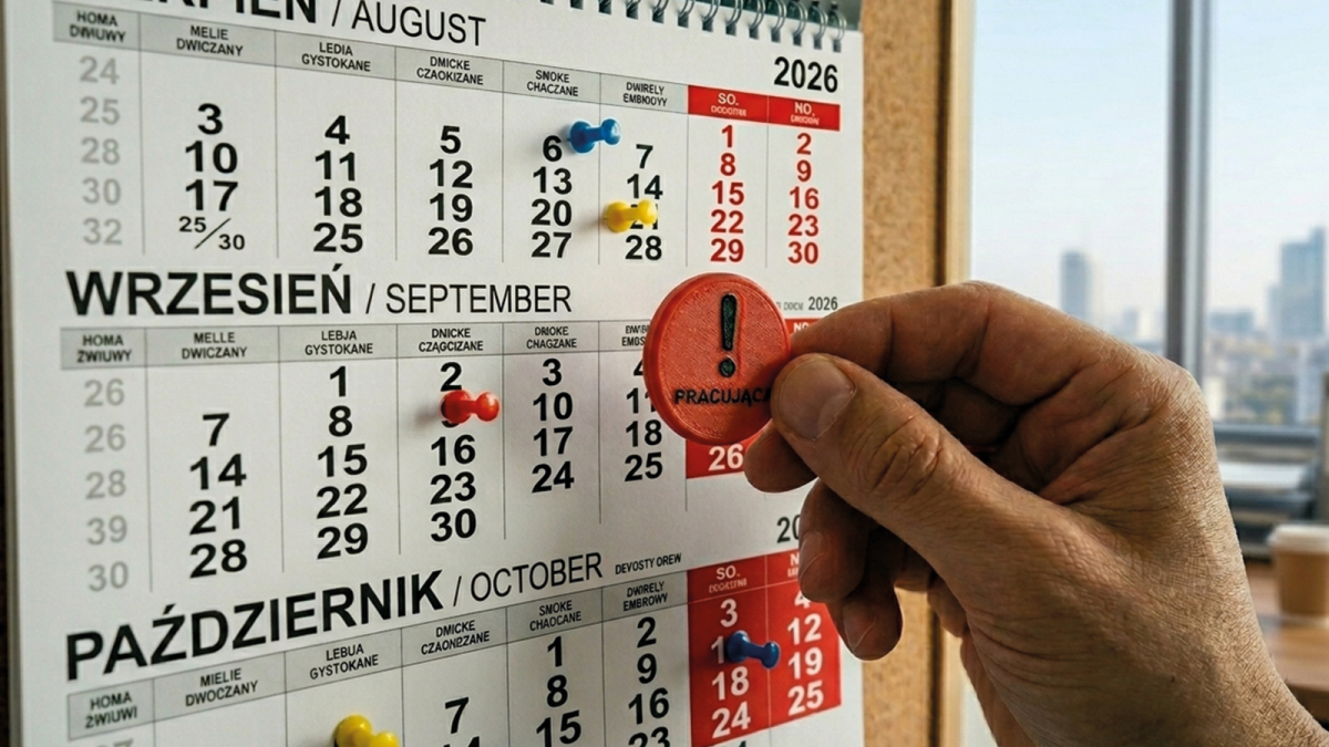 Dzień wolny za święto w sobotę 2026