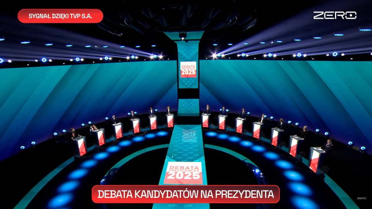 Debata prezydencka w TVP: Tak wyglądały końcowe wystąpienia kandydatów