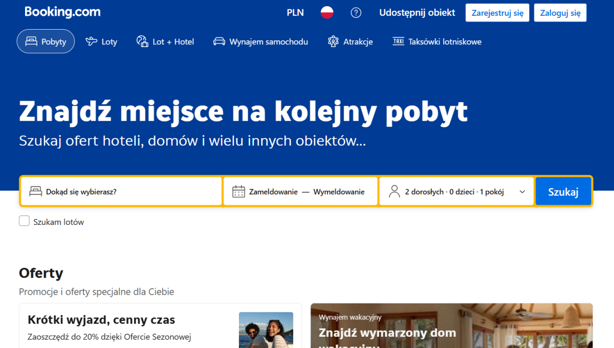 Booking.com wprowadzi zmiany wymuszone przez UOKiK. Więcej informacji i rekompensaty dla użytkowników. Jak złożyć reklamację?