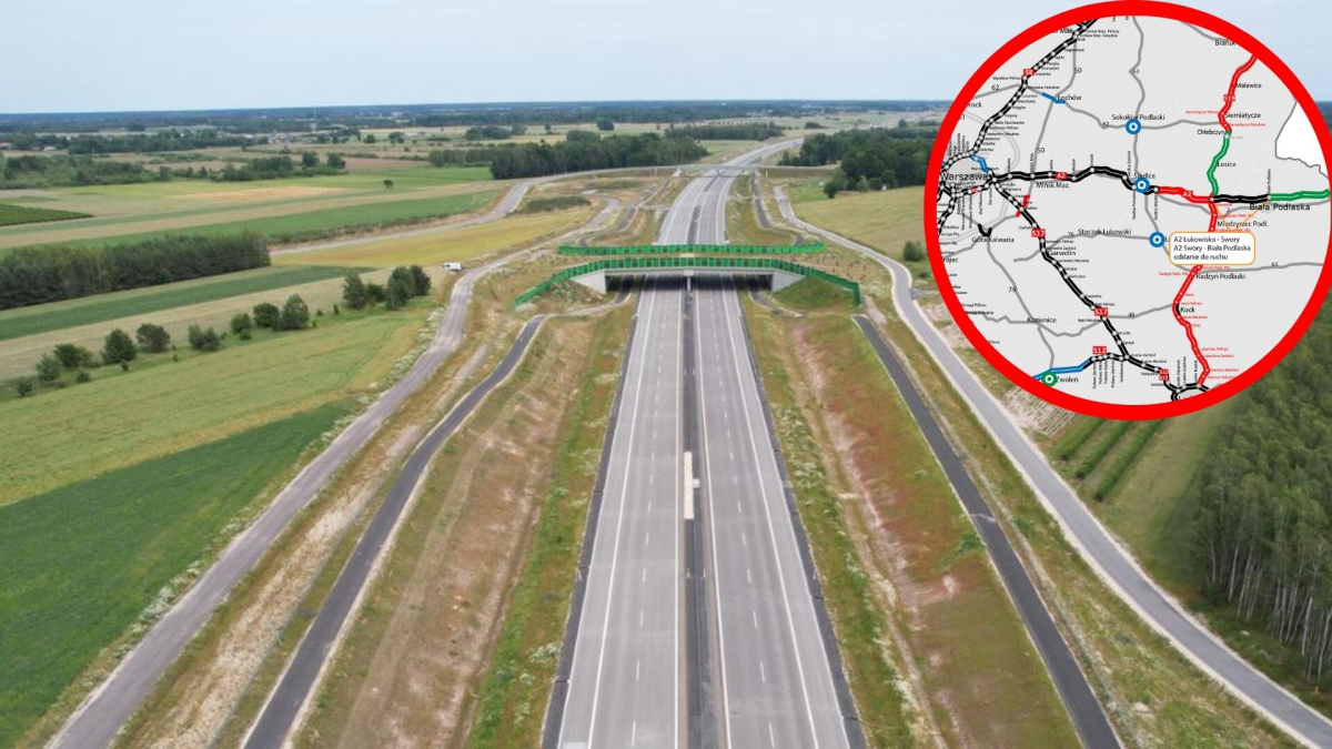 Nowa autostrada na wschód już otwarta. W połowie trasy „dziura”