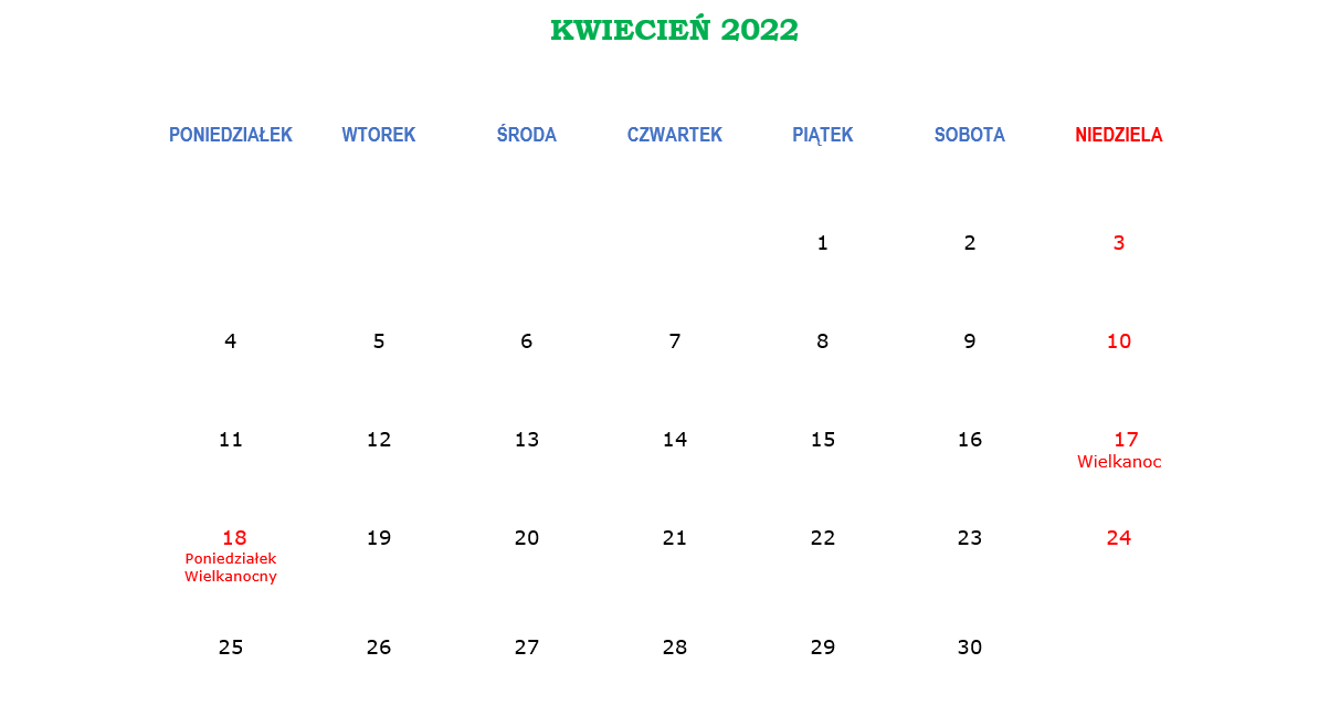 Święta Wielkanocne 2022