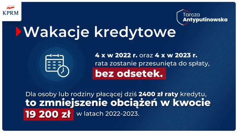 Wakacje kredytowe