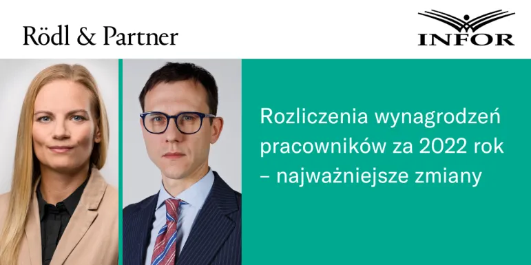 Rozliczenia wynagrodzeń pracowników za 2022 rok – najważniejsze zmiany (webinarium)