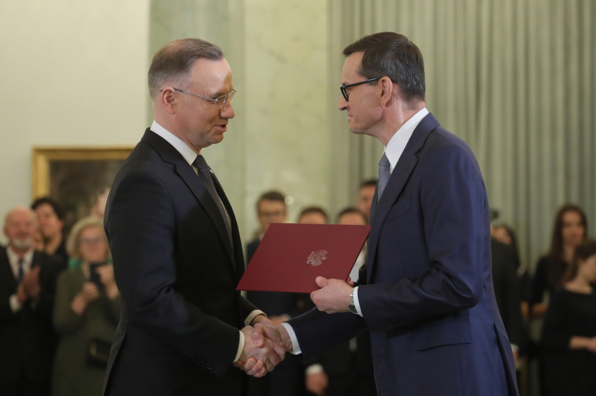 Prezydent Andrzej Duda powołał Mariusza Morawieckiego na urząd Prezesa Rady Ministra