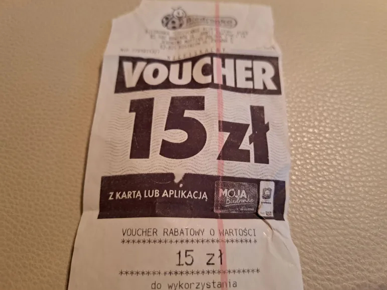 voucher Biedronka