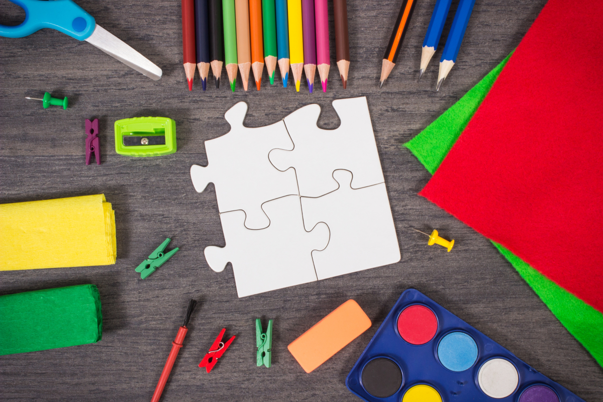 Different,Colorful,Stationery,Accessories,And,School,Supplies.,Learning,,Drawing,,Writing,