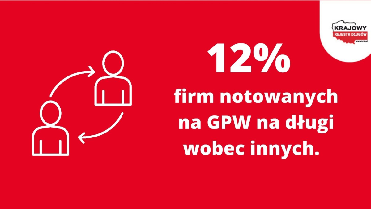 Jakie są długi spółek giełdowych w 2021 r.?/Źródło: Krajowy Rejestr Długów  