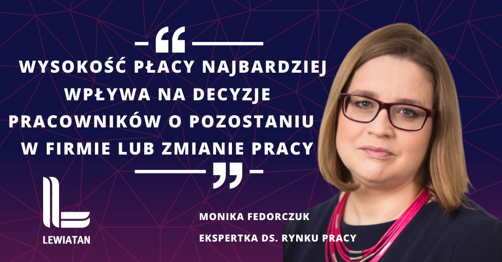 płace szybko rosną, firmy rywalizują o pracowników Komentarz Moniki Fedorczuk, ekspertki Konfederacji Lewiatan