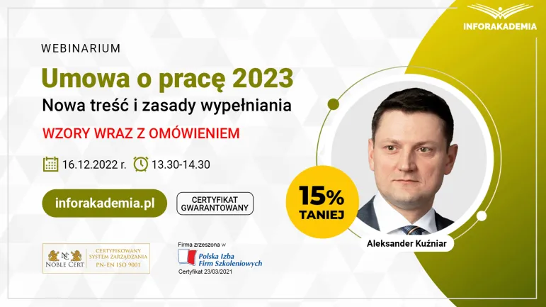 Umowa o pracę 2023