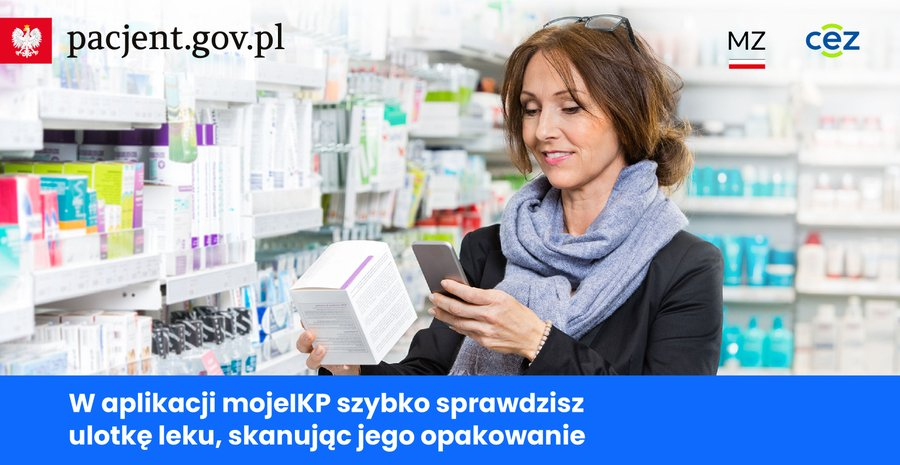 Skaner leków i historia leczenia w aplikacji mojeIKP