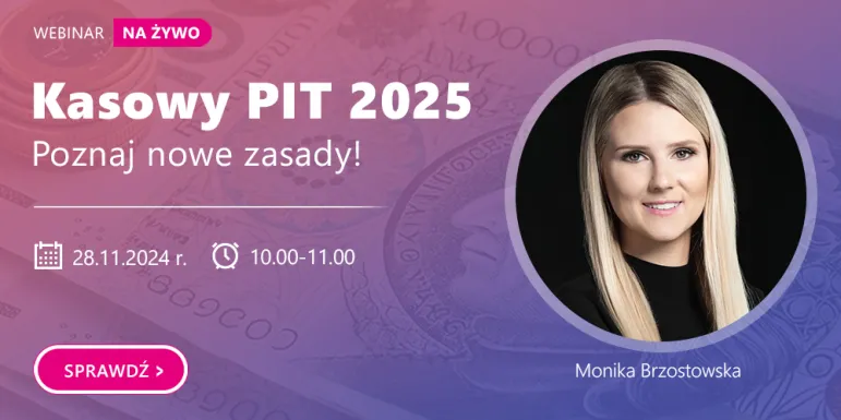 Webinar: Kasowy PIT 2025