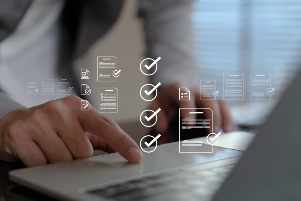 Automated,Digital,Invoicing,System,Displayed,On,A,Laptop,With,Multiple