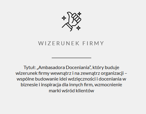 Wizerunek firmy pracownik roku