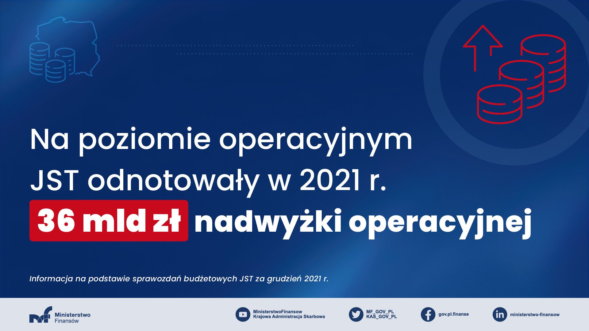 Nadwyżka JST w 2021 r.