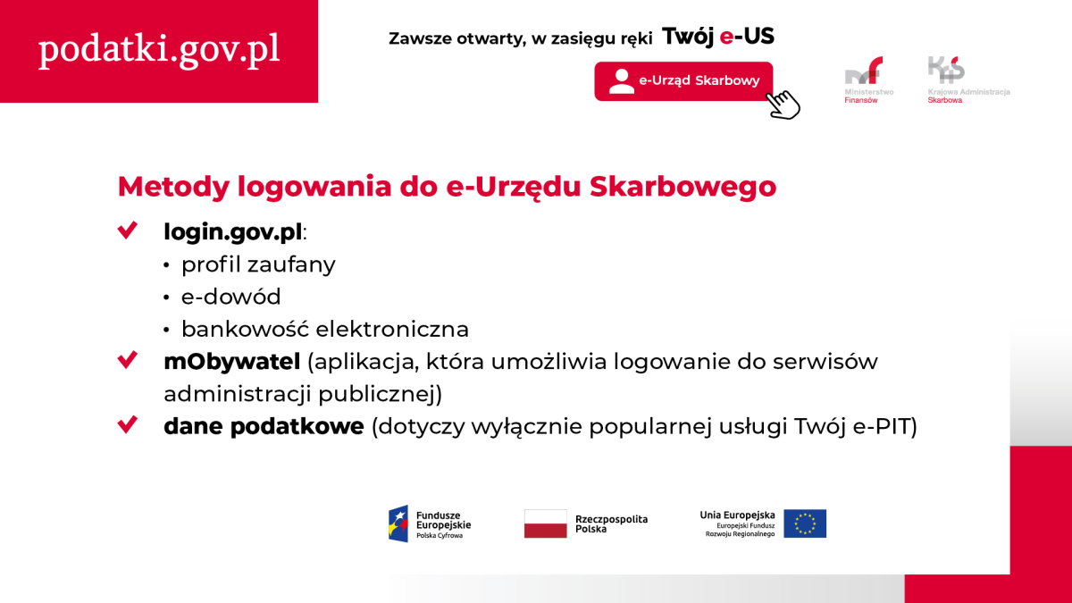 Zmiany w funkcjonowaniu e-urzędu skarbowego