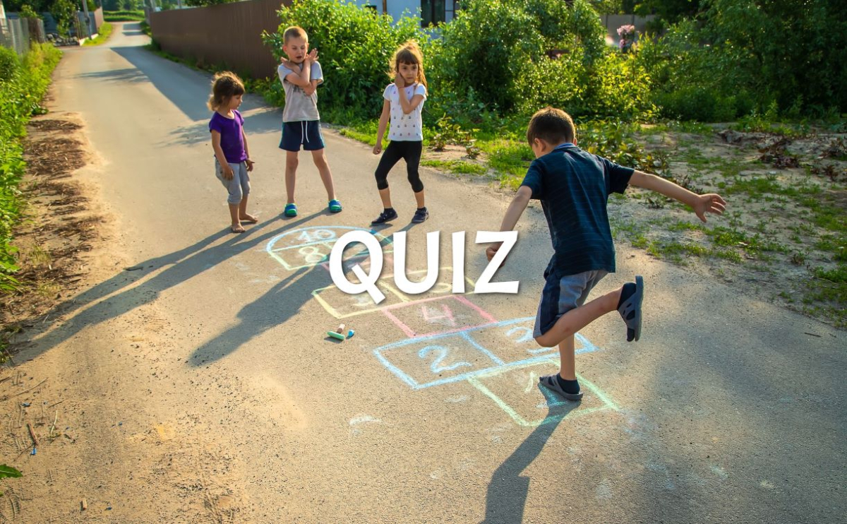 quiz podwórko dzieci